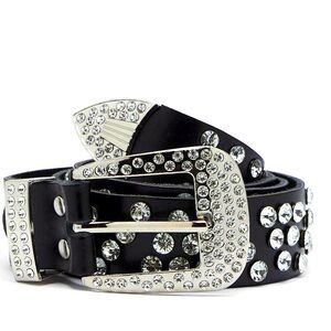 NastyGal Western Rhinestone Belt